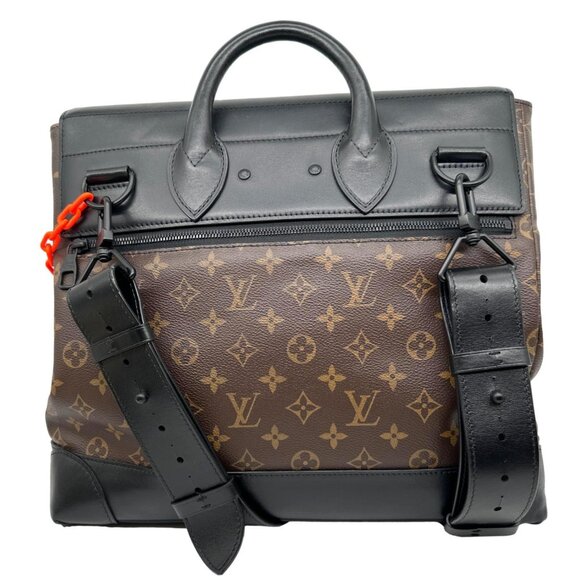 Louis Vuitton  Steamer PM Solar Ray Monogram Canvas Messenger Bag Black - Picture 3 of 12